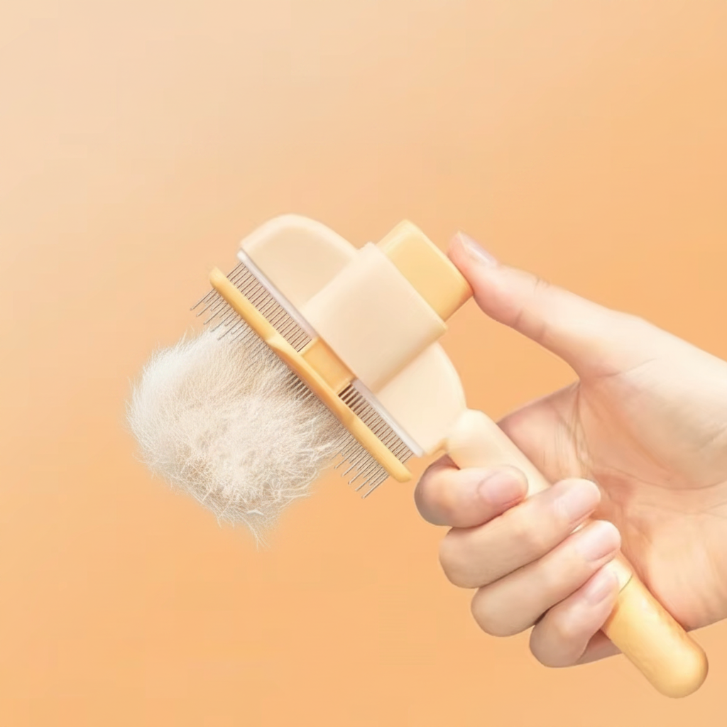 Brosse auto-nettoyante - One-key self-cleaning comb