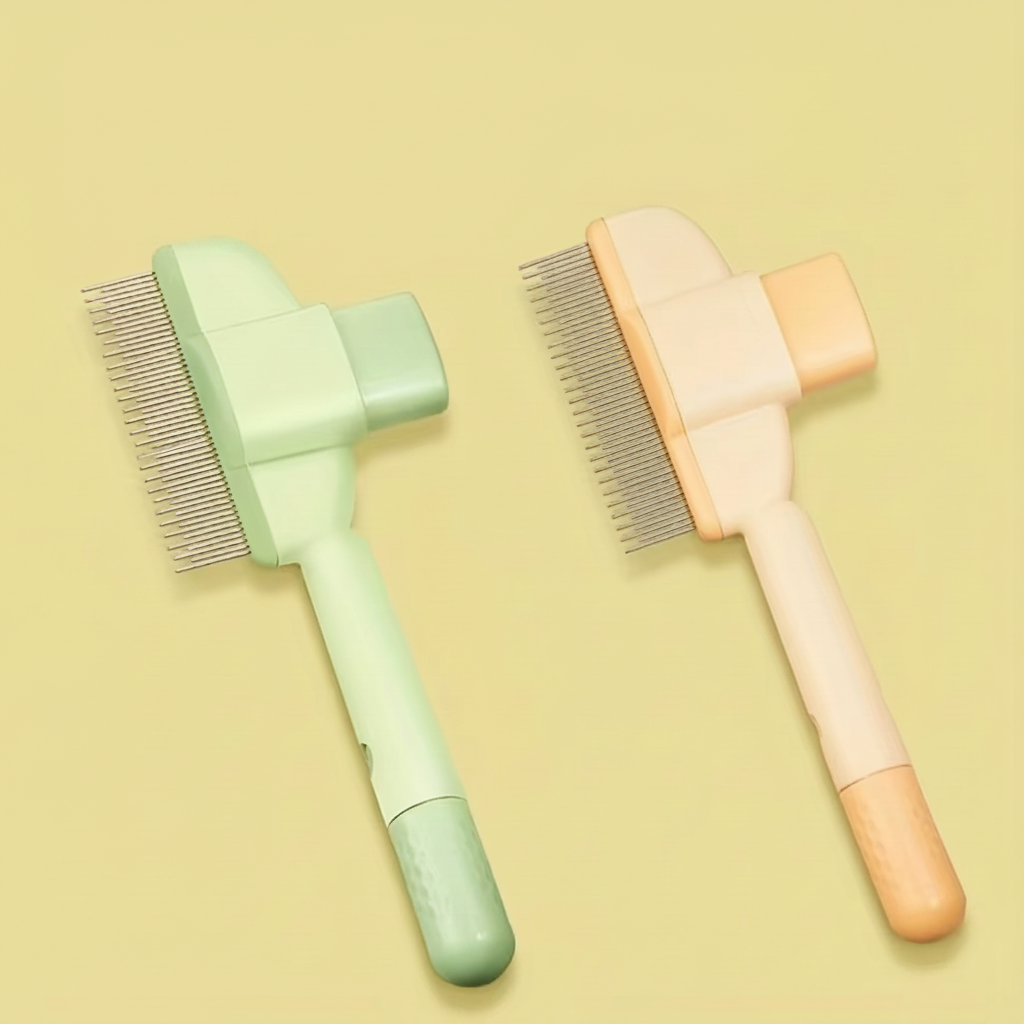 Peigne auto-nettoyant - 2 coloris